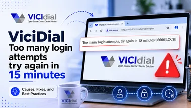 vicidial Too many login attempts try again in 15 minutes